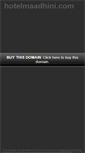 Mobile Screenshot of hotelmaadhini.com
